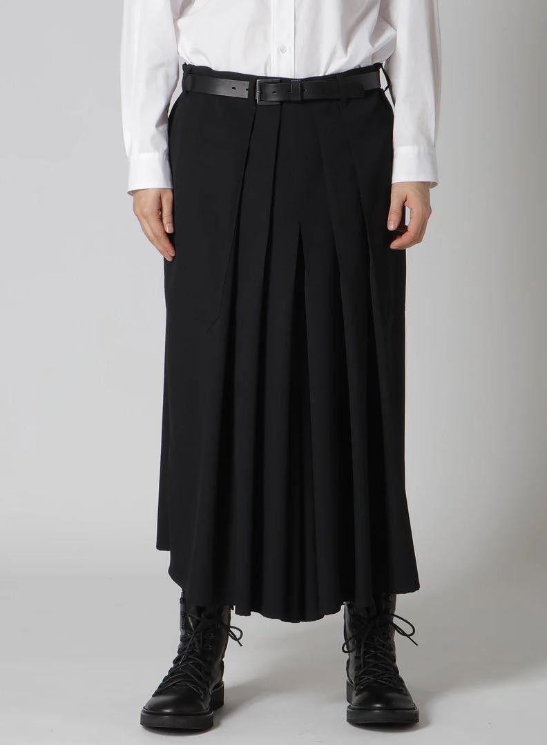 Yohji Yamamoto yohji yamamoto pour homme wool gabardine 24AW hakama pants Size US 41 - 6 Thumbnail