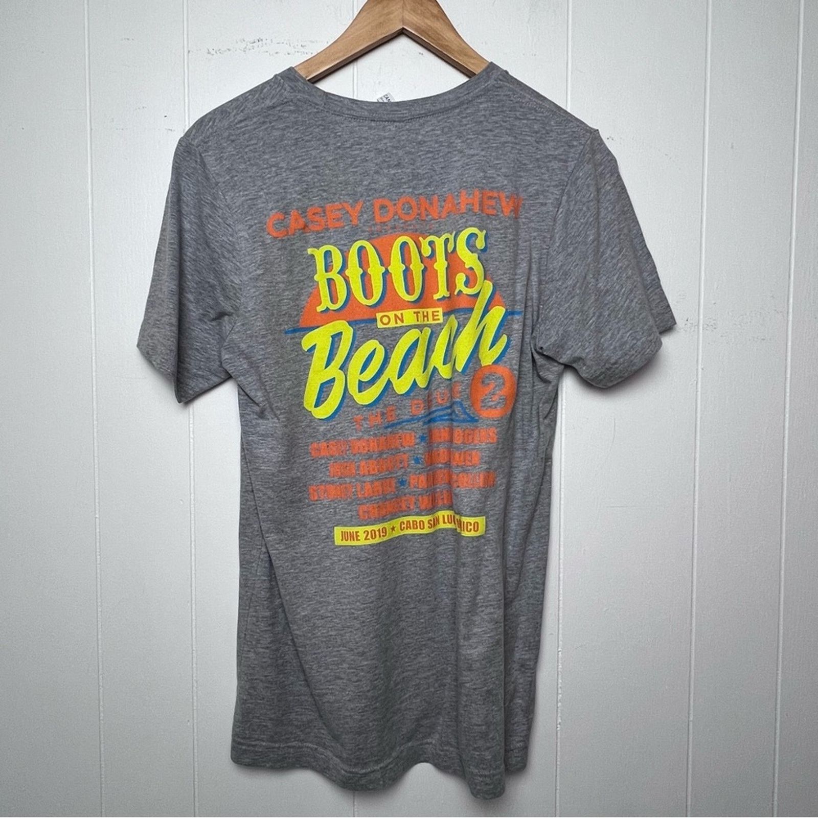 Canvas Canvas Grey Boots on the Beach Grey Tee Shirt Size Medium Size M / US 6-8 / IT 42-44 - 8 Thumbnail