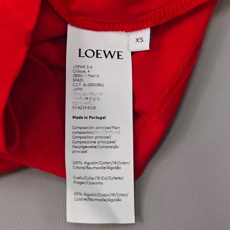 Loewe loewe red short sleeves 2504-Nextarrow Size US XS / EU 42 / 0 - 6 Thumbnail