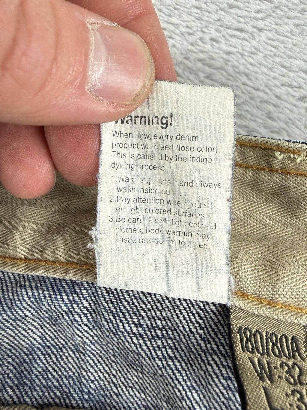 G-Star G-Star Raw Men's Size 34 W X 34 L 3301 Distressed Button Fly Size US 34 / EU 50 - 14 Thumbnail