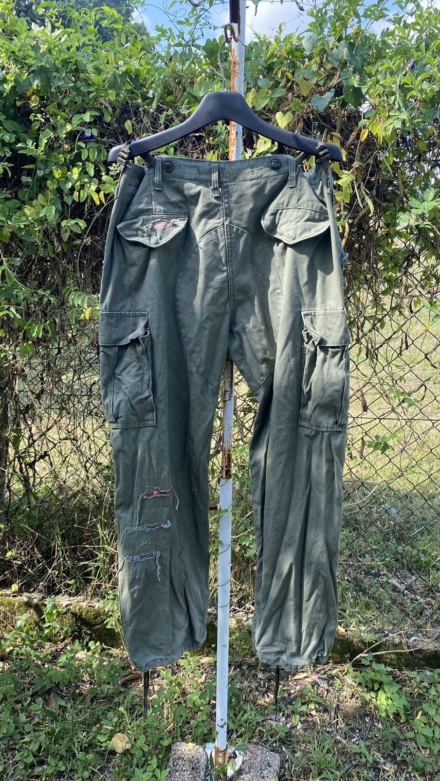 Japanese Brand Distressed TROUSER SHELL FIELD M-1951 Cargo Pants Size US 35 - 2 Thumbnail