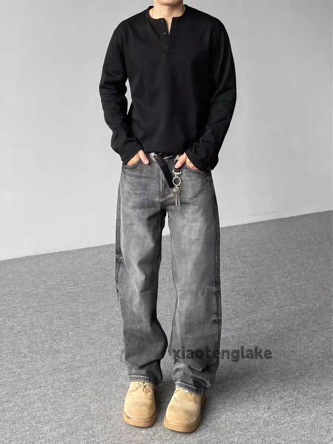 Vintage Washed faded loose baggy skate hiphop y2k jeans Size US 36 / EU 52 - 1 Thumbnail