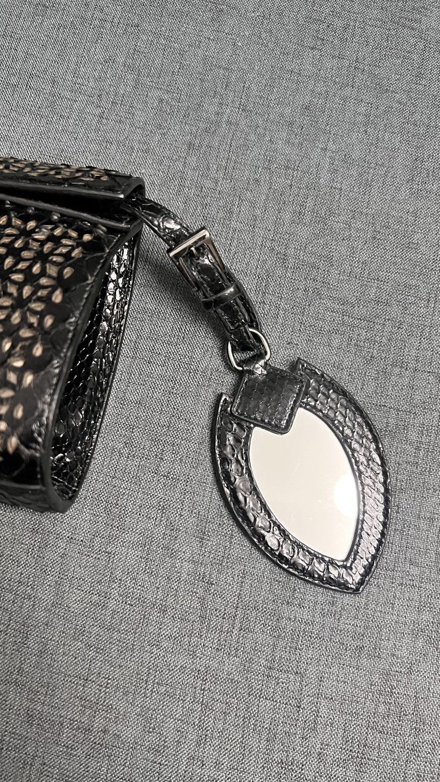 Alaia Alaia Python Laser Cut Clutch Bag Size ONE SIZE - 11 Thumbnail