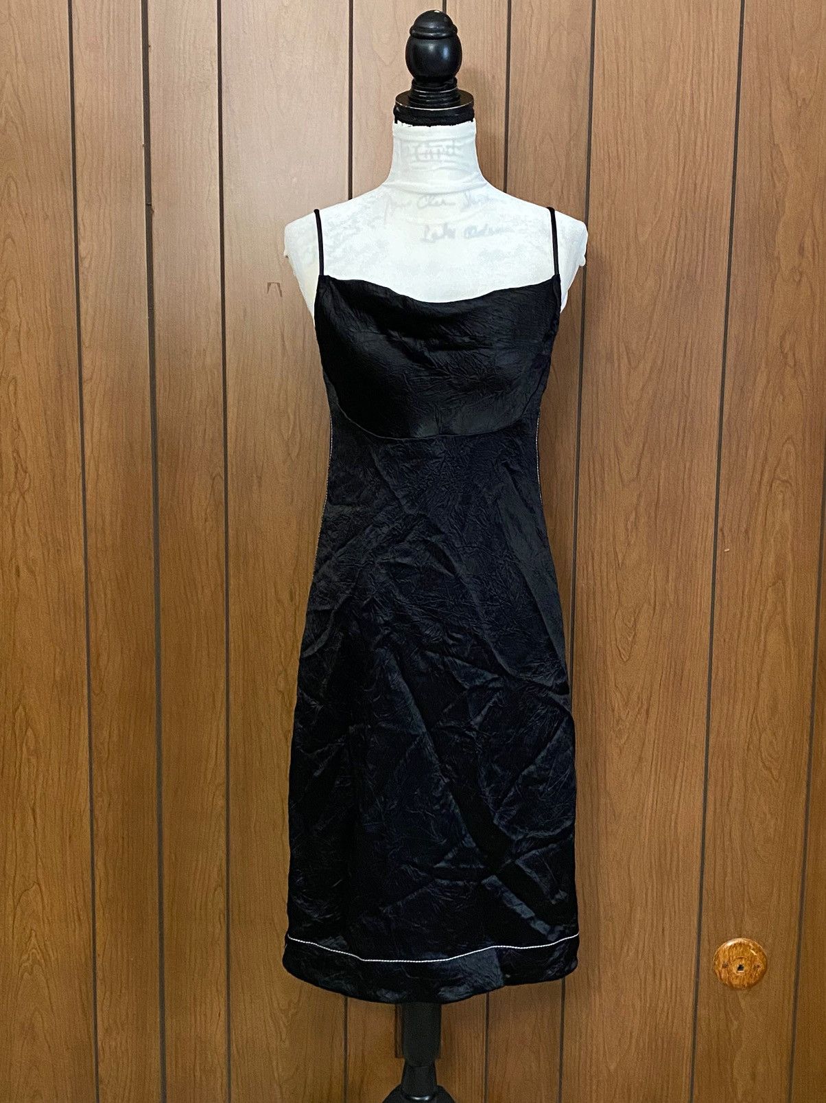 Proenza Schouler Proenza Schouler Crushed Satin Cowl Neck Midi-Dress size 6 Size M / US 6-8 / IT 42-44 - 6 Thumbnail