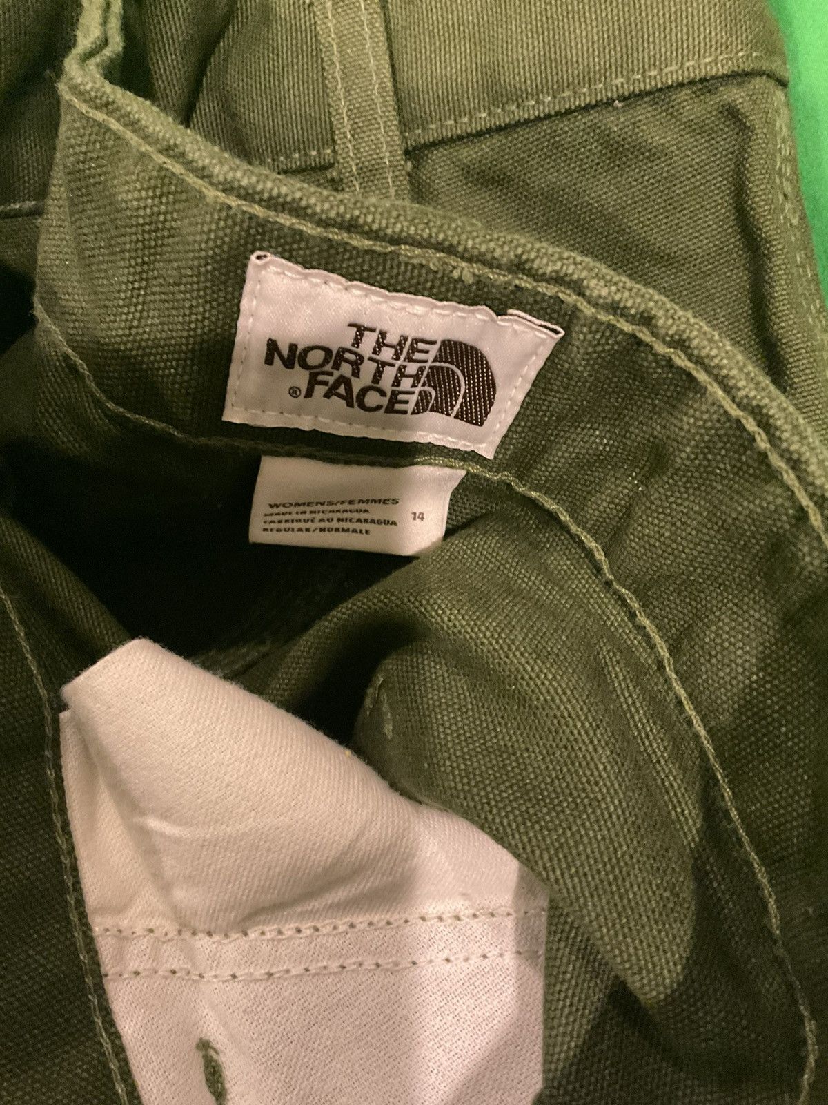The North Face × Vintage The North Face green carpenter pants Size 36" / US 14 / IT 50 - 2 Thumbnail