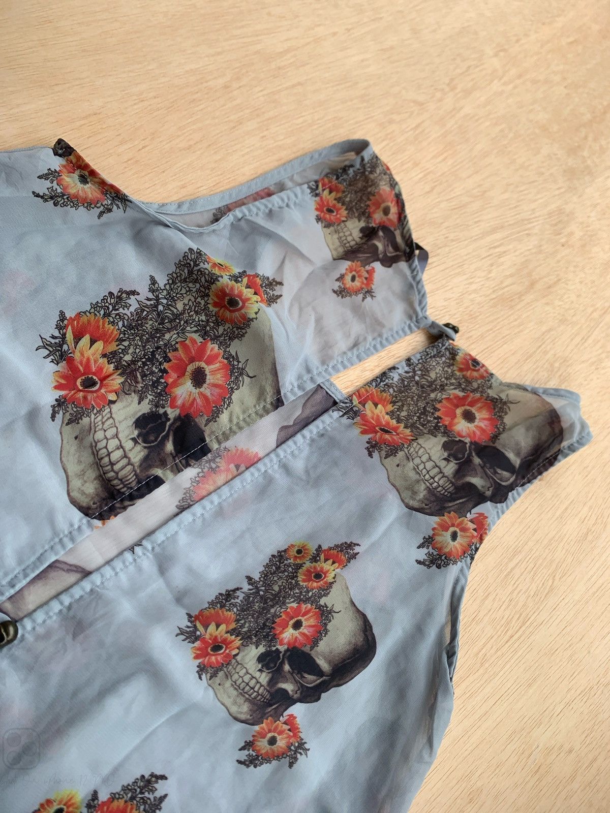 Hysteric Glamour × If Six Was Nine × Japanese Brand Y2k Poem Love Culture Skull back button Women's Size ONE SIZE - 4 Thumbnail