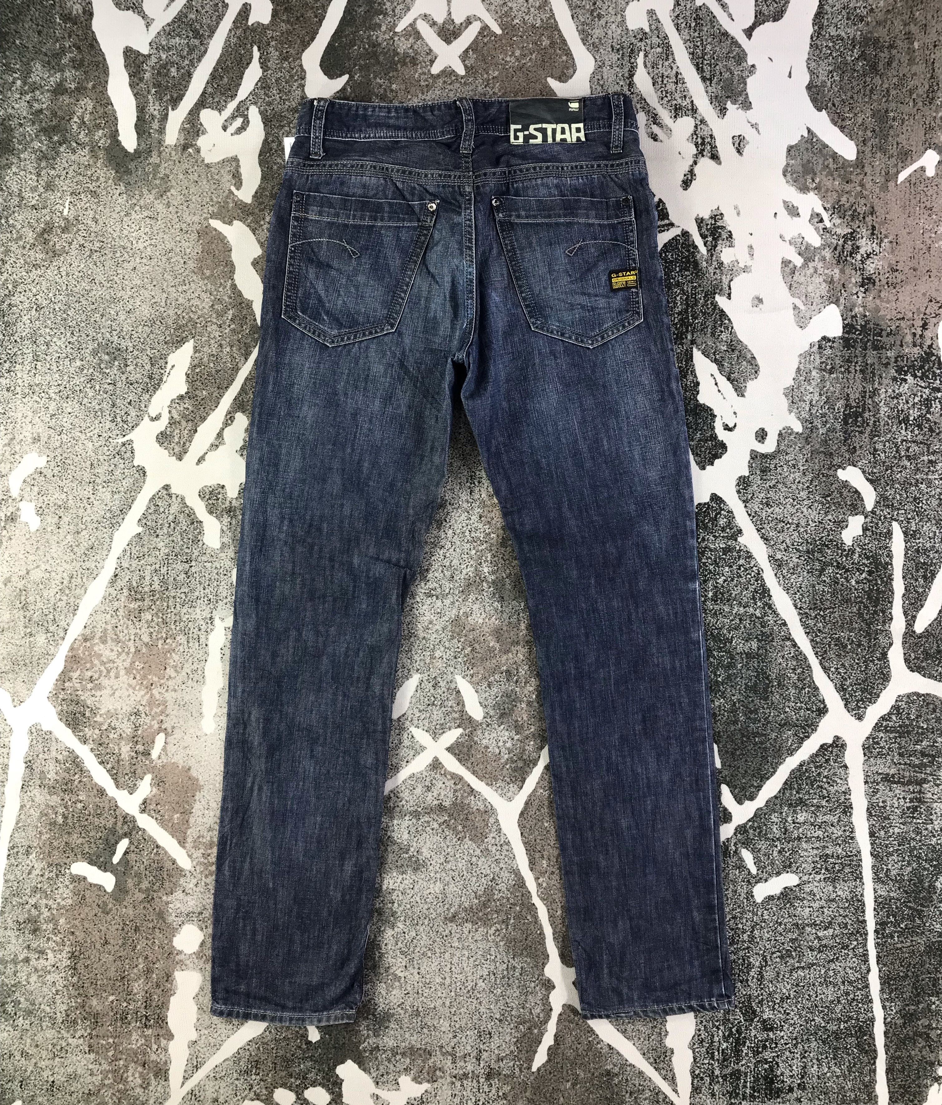 G-Star G Star Raw Jeans Faded Blue Denim KJ1534 Size US 30 / EU 46 - 2 Thumbnail