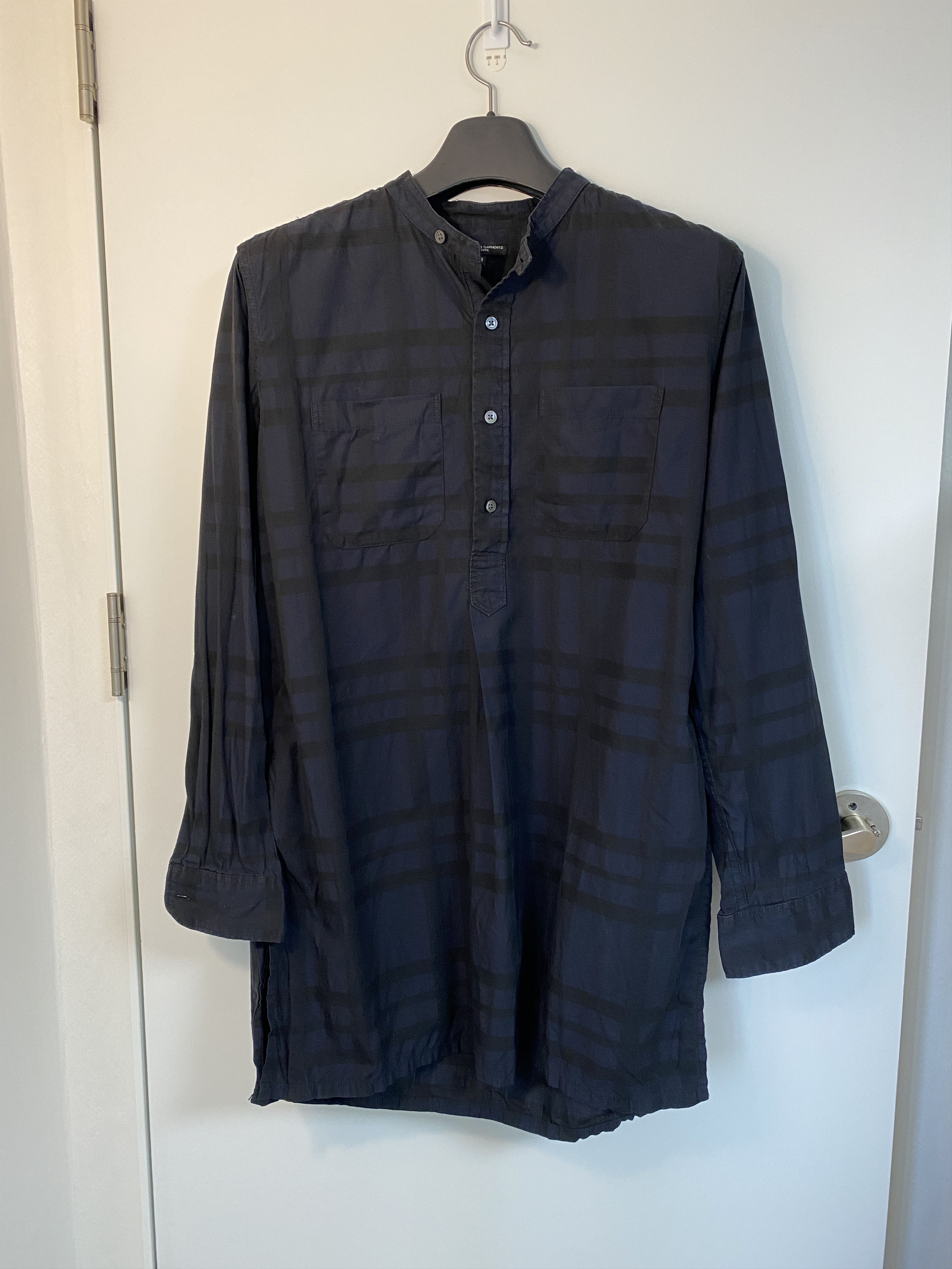 Engineered Garments banded collar long shirt Size US M / EU 48-50 / 2 - 2 Thumbnail