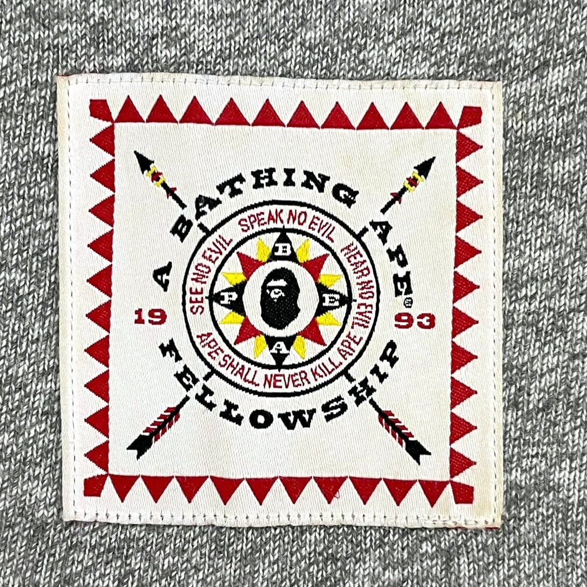 Bape Bape Grey Rayon Tee Size US M / EU 48-50 / 2 - 5 Thumbnail