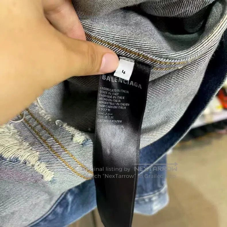Balenciaga Balenciaga Graffiti Hand Painted Destroyed Distressed Deni Size US XL / EU 56 / 4 - 3 Thumbnail