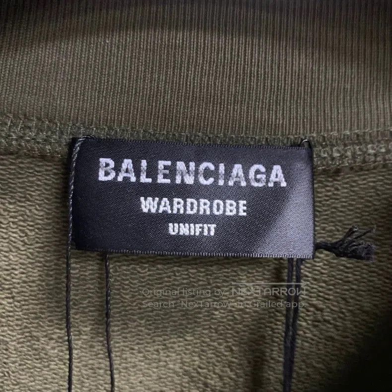 Balenciaga Balenciaga Green Coke Logo Embroidered Sweatshirt. Size US M / EU 48-50 / 2 - 3 Thumbnail