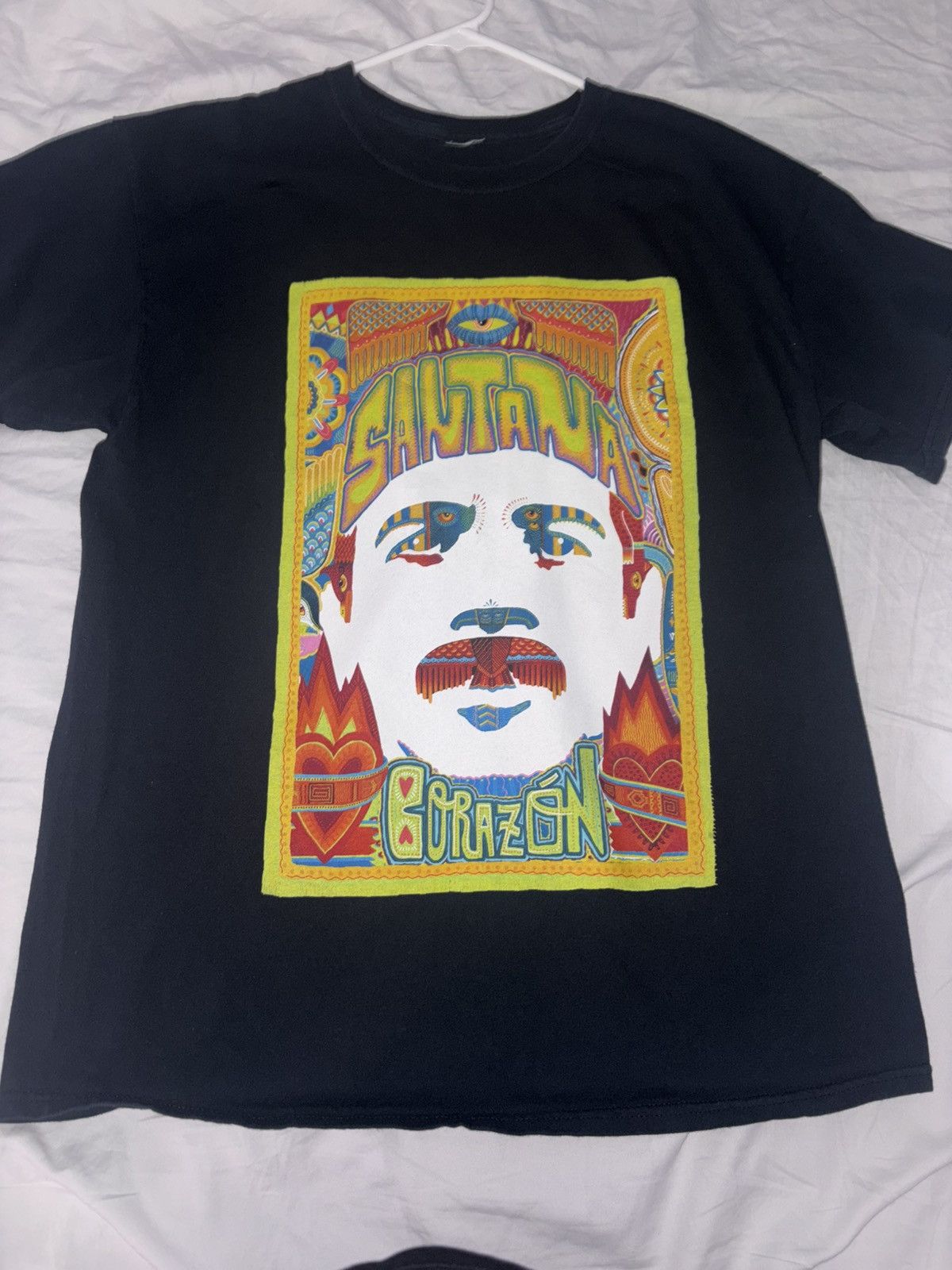 Other Santana corazon tour concert t-shirt 2014 navy Size US M / EU 48-50 / 2 - 1 Thumbnail