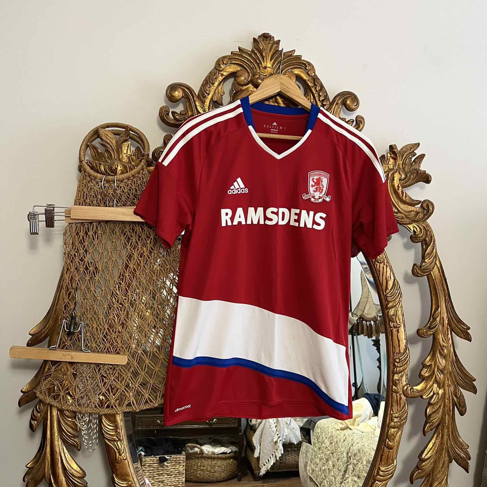 Adidas Adidas FC Middlesbrough Away Soccer Jersey Football Shirt Size US M / EU 48-50 / 2 - 1 Thumbnail