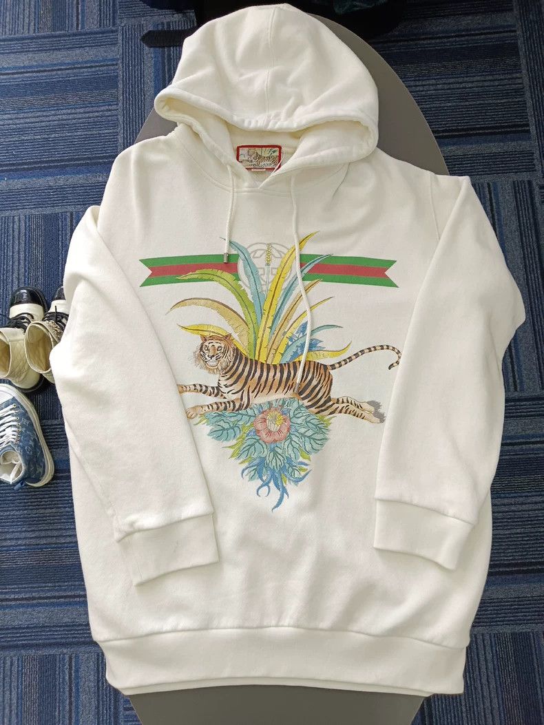 Gucci Gucci Tiger-printed hooded sweatshirt 2504-Nextarrow Size US XXL / EU 58 / 5 - 1 Thumbnail