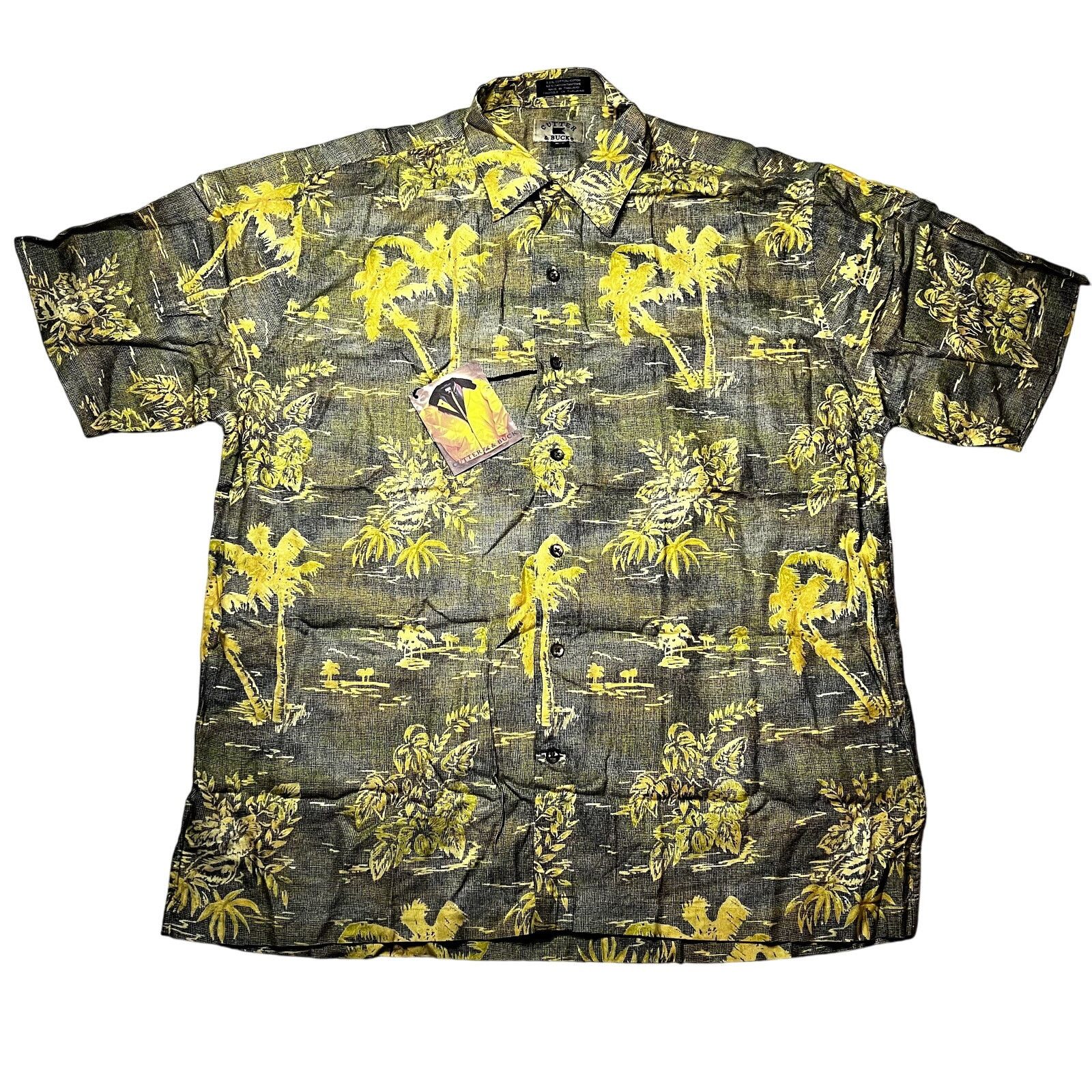 Cutter & Buck Cutter & Buck Men's Hawaiian Button-Up Shirt, Medium, NWT Size US M / EU 48-50 / 2 - 1 Thumbnail