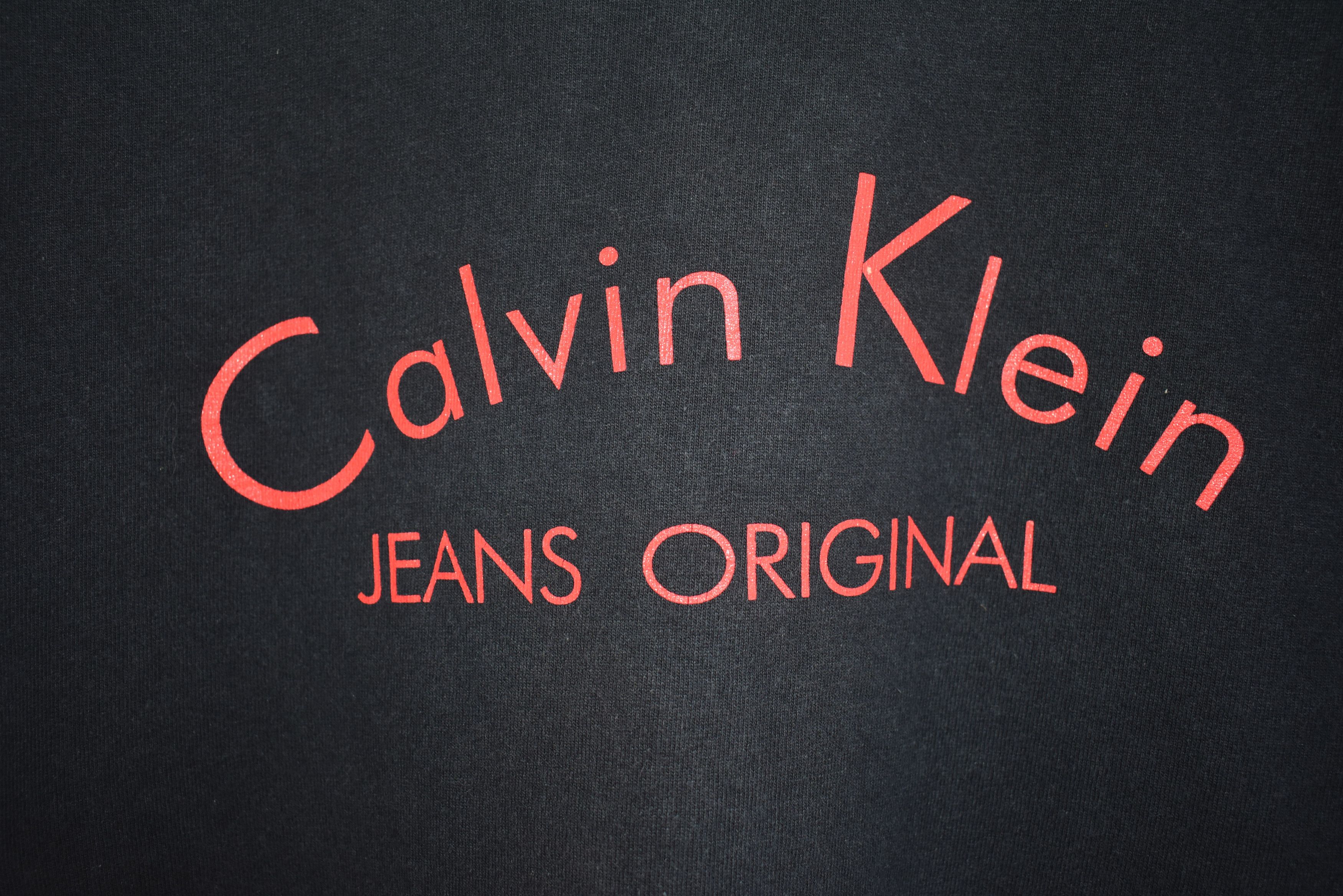 Calvin Klein × Vintage Vintage Calvin Klein Spell Out Long Sleeve T-shirt Medium Size US M / EU 48-50 / 2 - 5 Thumbnail