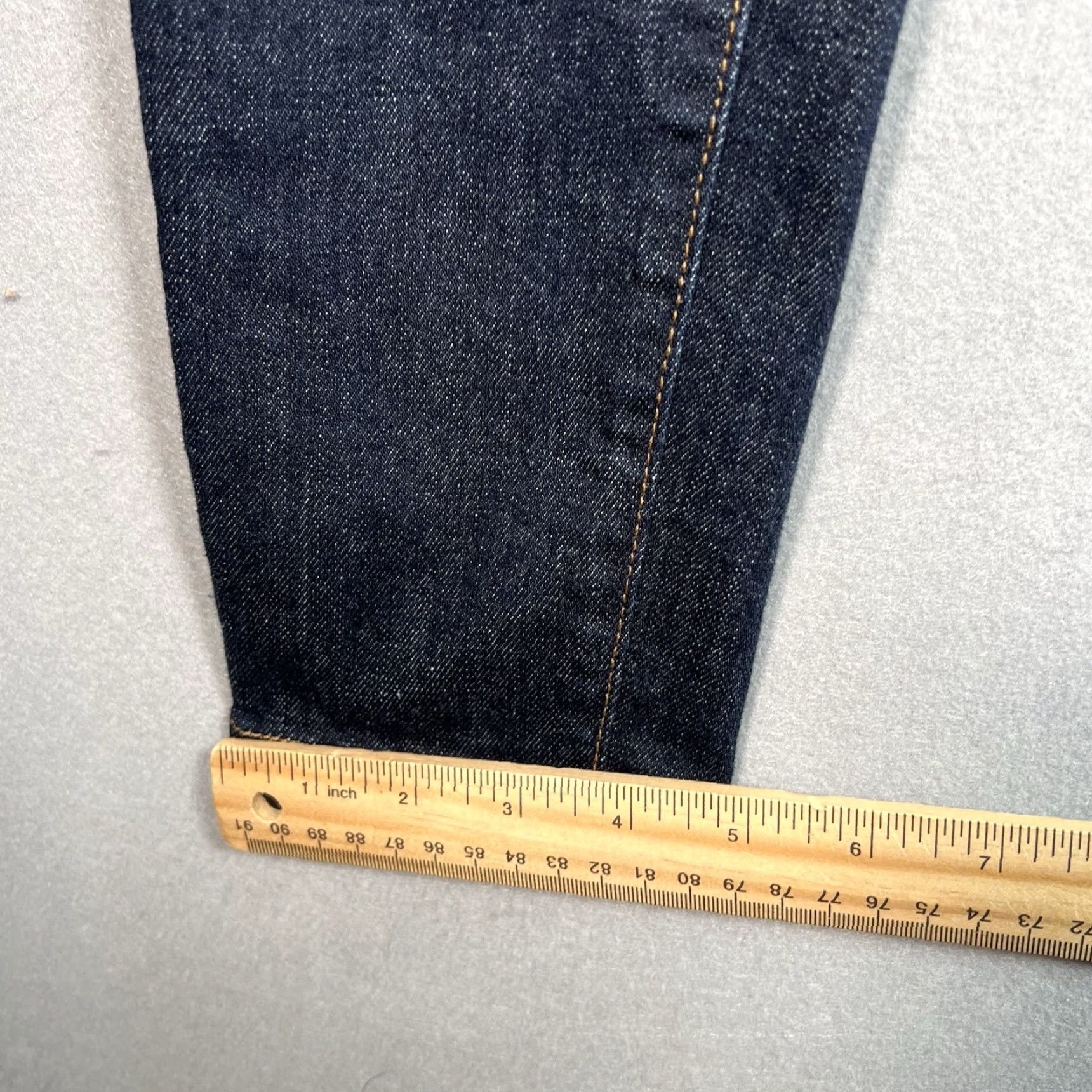 Vintage VINTAGE Baldwin Jeans Woman Skinny Denim 27 Blue Dark Wash BALDWIN City 29 Inseam Womens 27 Blue Skinny Jeans (Adult) Size 27" / US 4 / IT 40 - 5 Thumbnail