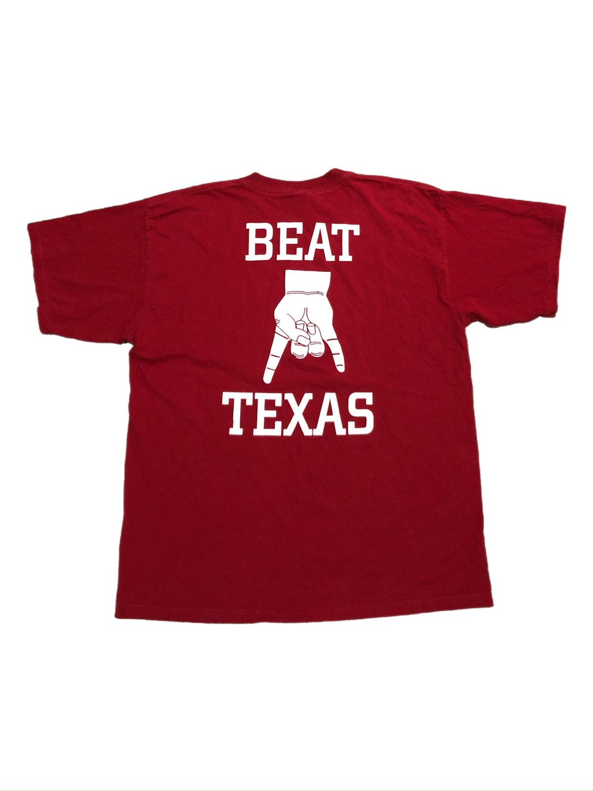 Vintage Vtg Y2K Arkansas Razorbacks Beat Texas Horns Down Tee Size US XL / EU 56 / 4 - 1 Thumbnail