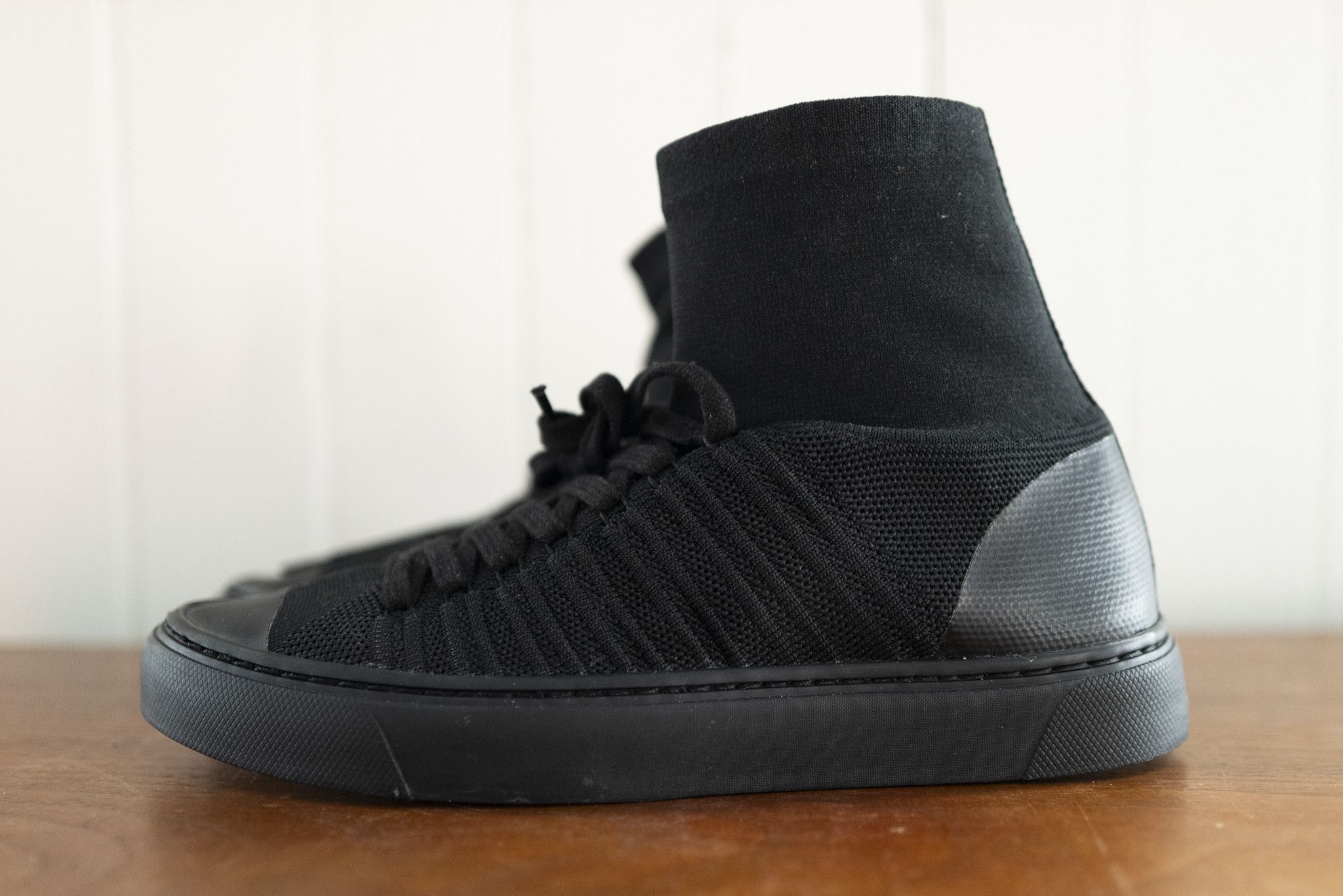 Yohji Yamamoto YOHJI YAMAMOTO HIGH CUT KNIT SNEAKERS SZ 6 WOMENS/4 MENS NIB Size US 6 / IT 36 - 1 Thumbnail
