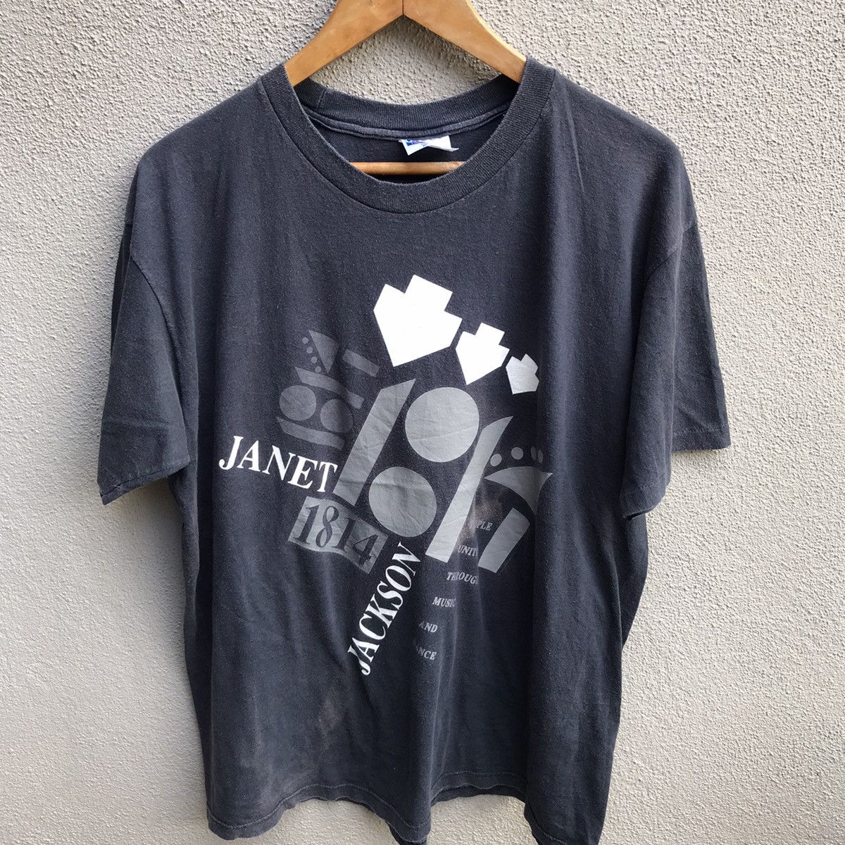 Band Tees × Vintage Vintage 90s JANET JACKSON tee tour Size US L / EU 52-54 / 3 - 2 Thumbnail