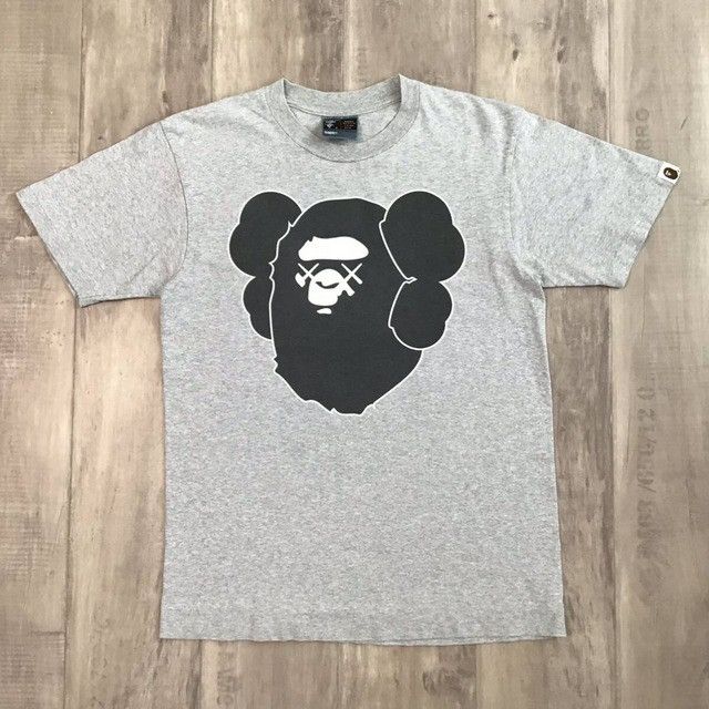 Bape × Kaws × Nigo BAPE × KAWS BIG HEAD T-shirt a bathing