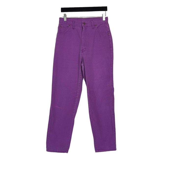 Vintage Vintage 90s 80s Purple High Rise Mom Straight Jeans 28" W Grailed
