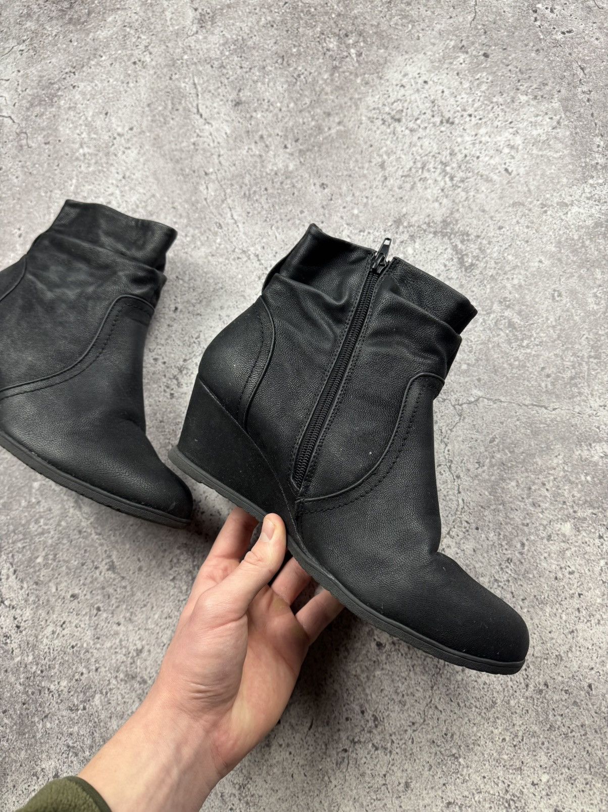Japanese Brand Unbranded Isabel Marant Style Wedge Sneakers Suede Shoes Size US 9 / IT 39 - 6 Thumbnail