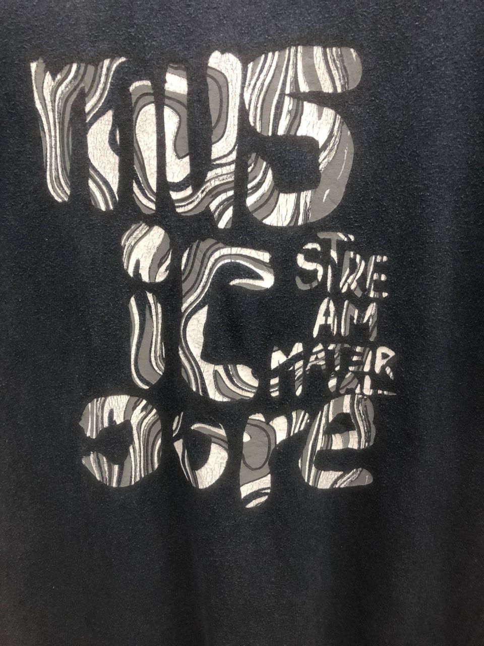 Band Tees Made usa Distressed Sunfaded Music Stream Material Core rock Size US L / EU 52-54 / 3 - 4 Thumbnail