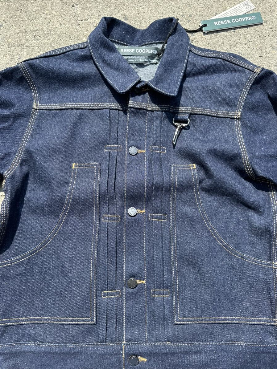 Reese Cooper REECE COOPER Raw Indigo Denim Jacket SS1 Size US S / EU 44-46 / 1 - 3 Thumbnail