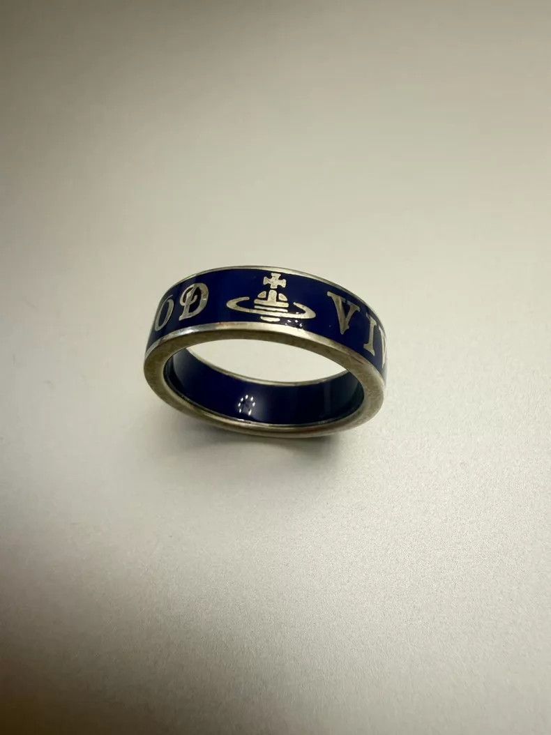 Vivienne Westwood Vivienne Westwood Saturn Enamel Ring Size ONE SIZE - 2 Thumbnail