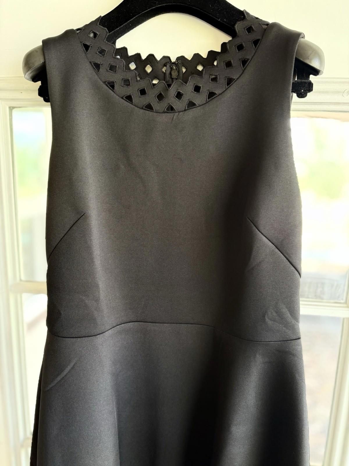 Other WHBM Black SL Scuba Dress with Geometric Cutouts Size 6 NWT Size M / US 6-8 / IT 42-44 - 10 Thumbnail
