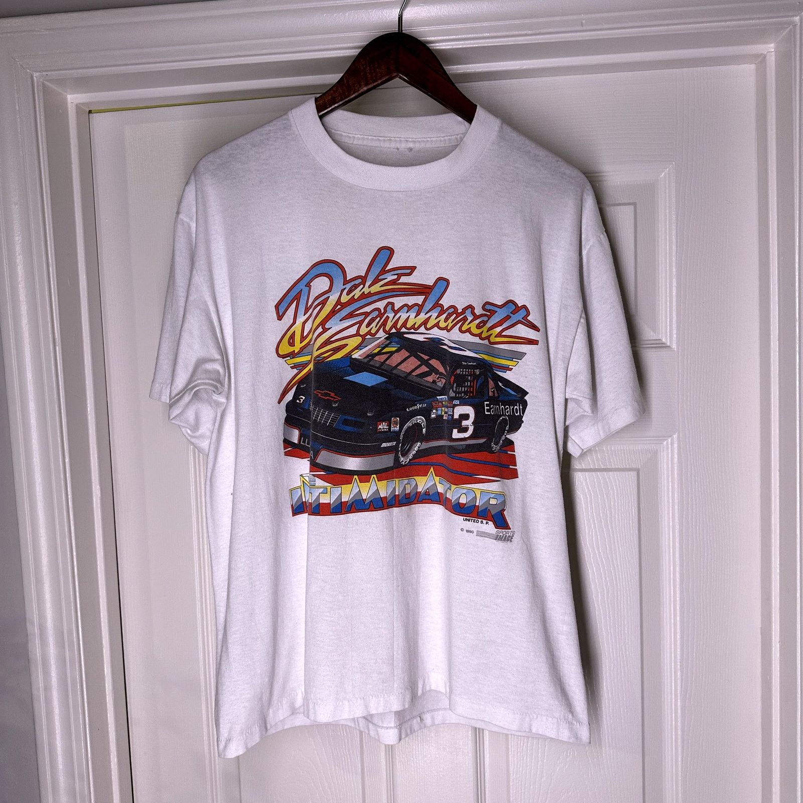 NASCAR Vintage 90's DALE EARNHARDT "The Intimidator" Shirt Size L Size US L / EU 52-54 / 3 - 1 Thumbnail