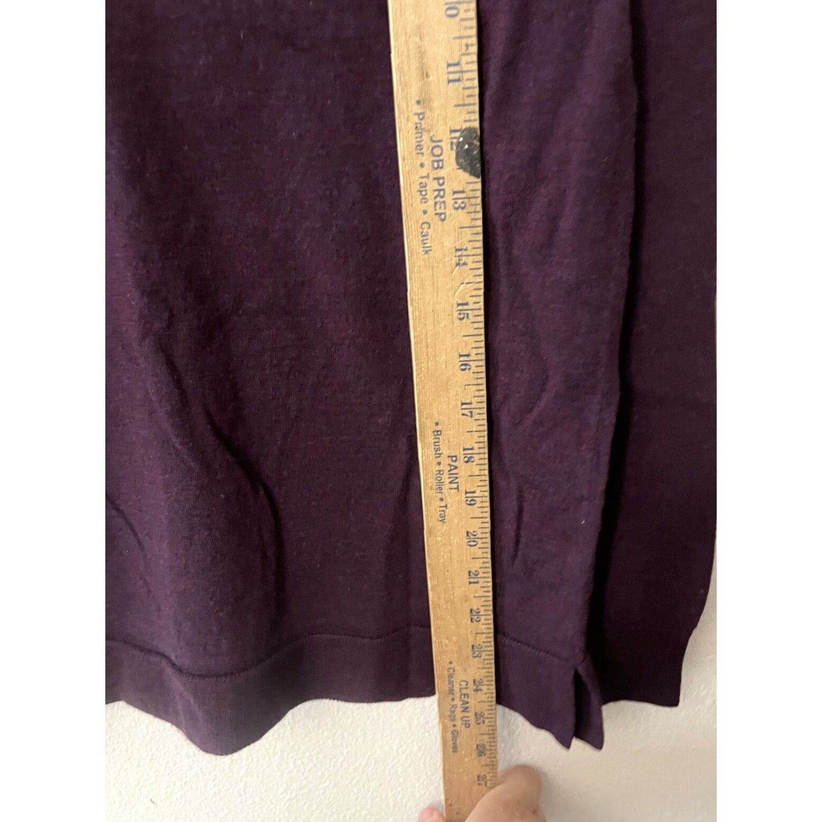 Banana Republic Banana Republic Mens L Maroon Long Sleeve 100% Merino Wool Pullover Shirt Sweater Size US L / EU 52-54 / 3 - 5 Thumbnail