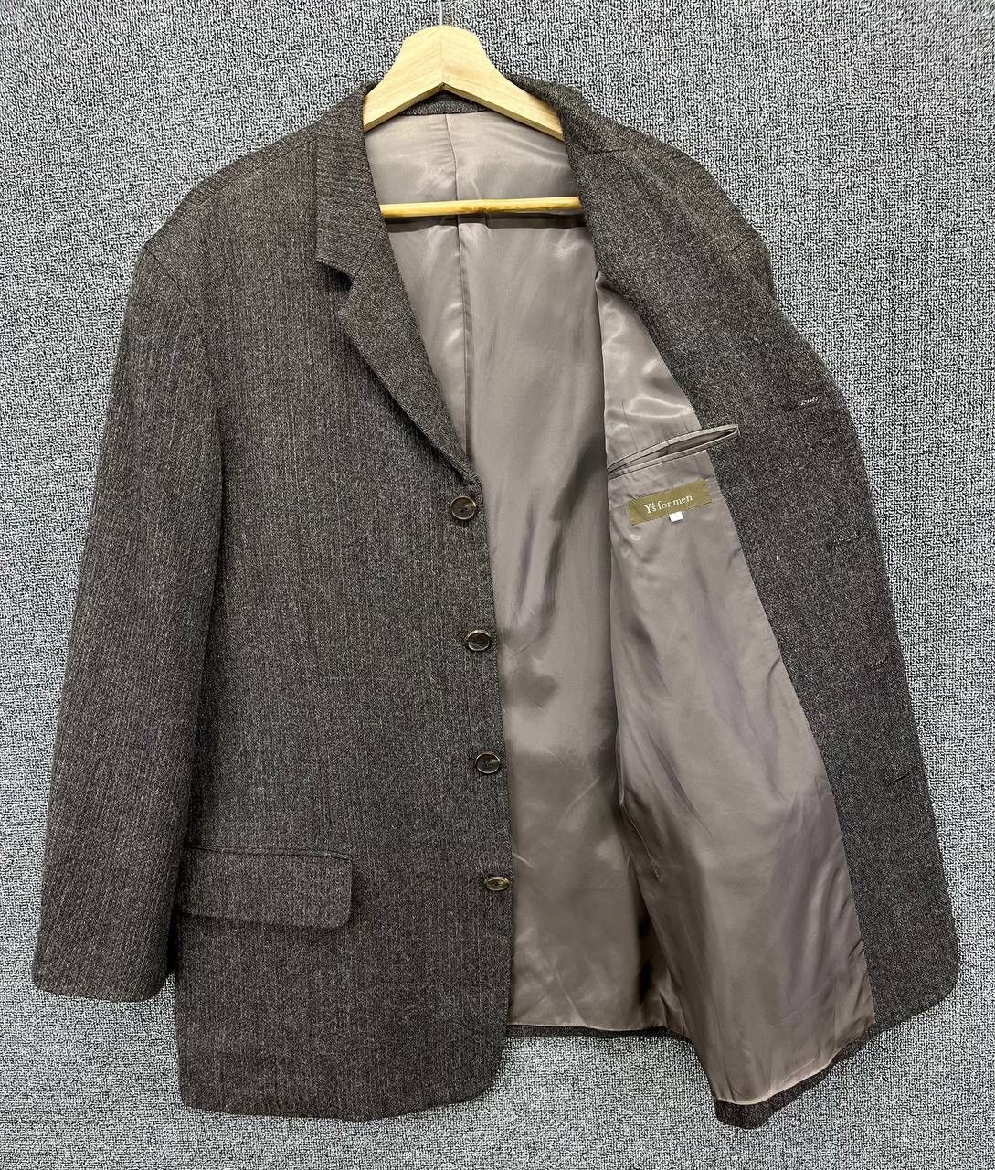 Vintage × Yohji Yamamoto Vintage 80s Yohji Yamamoto Y’S For Men Wool Jacket Size US L / EU 52-54 / 3 - 8 Thumbnail