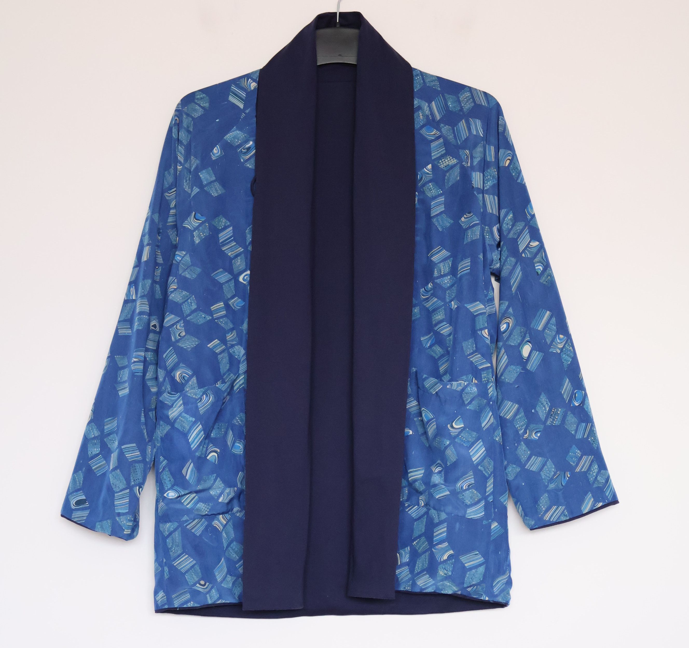 Blue Blue Japan Blue Blue Japan Reversible Printed Jersey Cady Jacket Size US XS / EU 42 / 0 - 4 Thumbnail