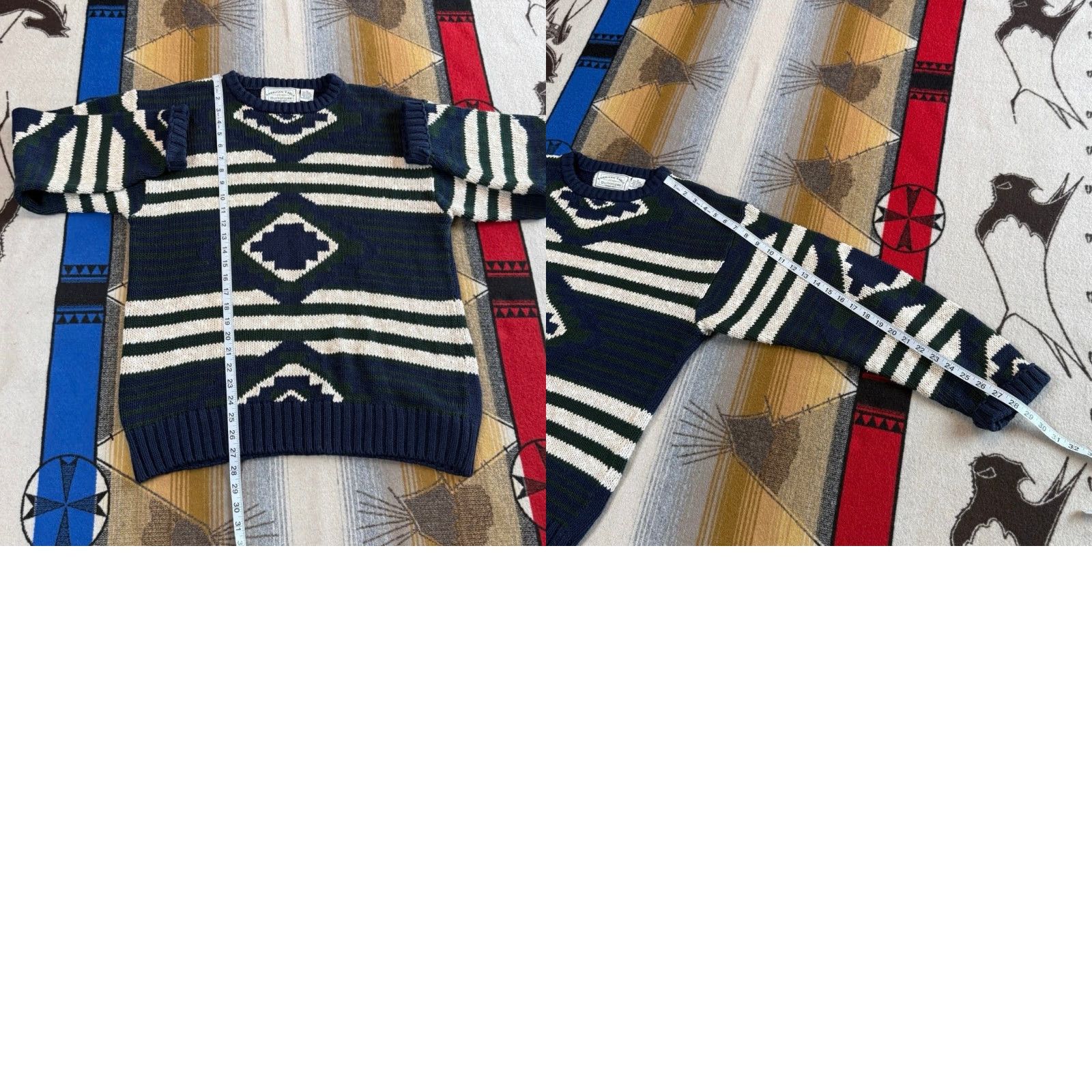 American Eagle Outfitters VINTAGE American Eagle Outfitters Pullover Knit Sweater M Men Long Sleeve Solid 90s Blue size M Regular Fall Winter Spring Casual Mens Size US M / EU 48-50 / 2 - 8 Thumbnail