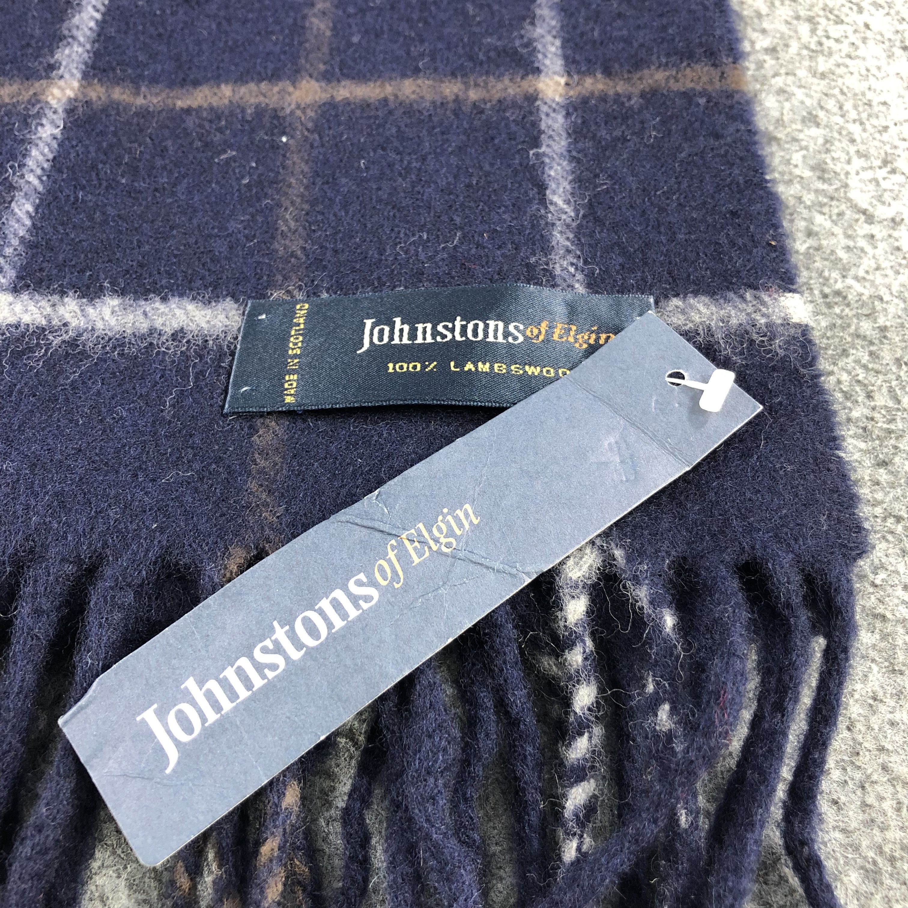 Johnstons Of Elgin Johnston of Elgin Tartan Wool Scarf Muffler V784 Size ONE SIZE - 4 Thumbnail