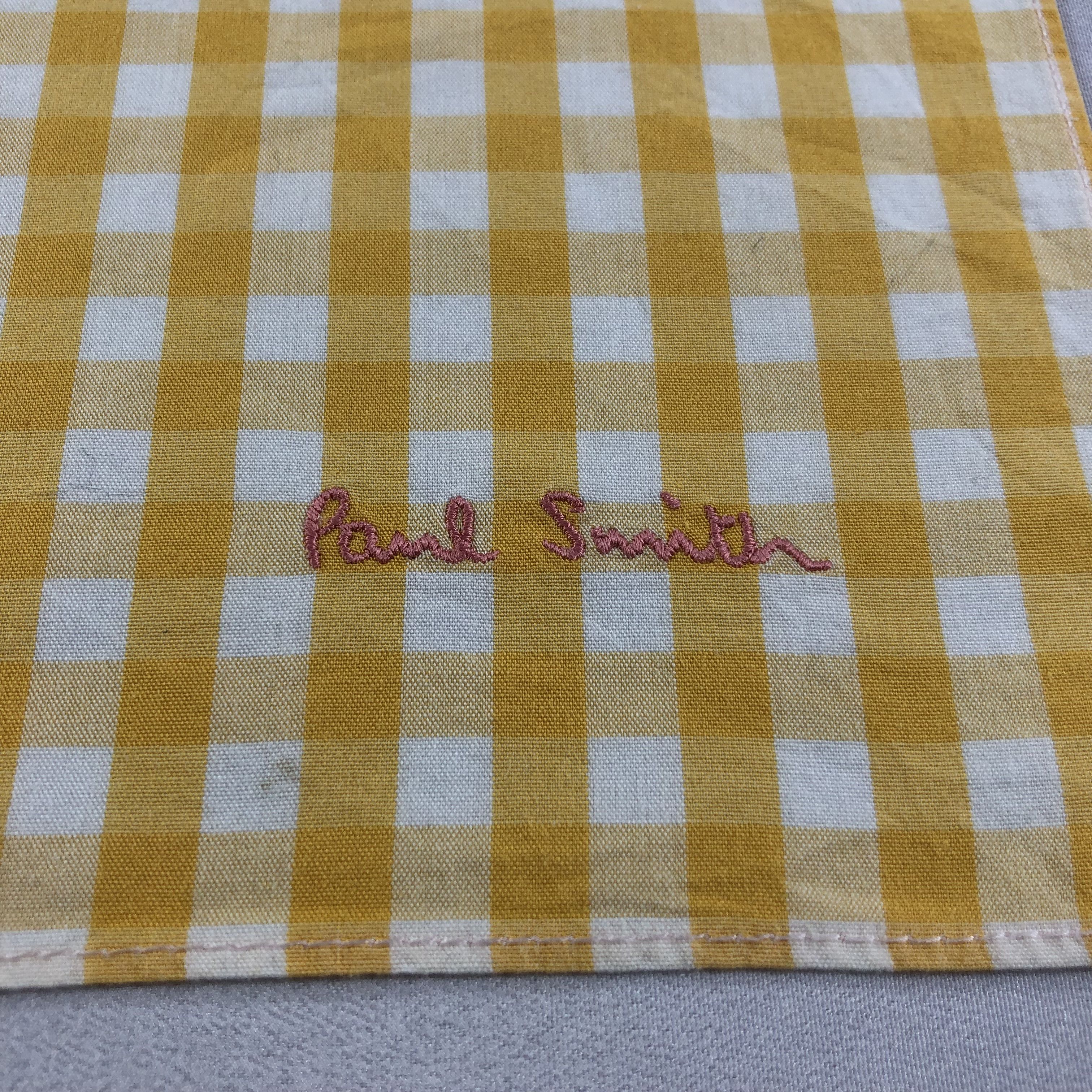 Paul Smith Paul Smith Checkered Handkerchief Neckerchief Bandana H1618 Size ONE SIZE - 4 Thumbnail