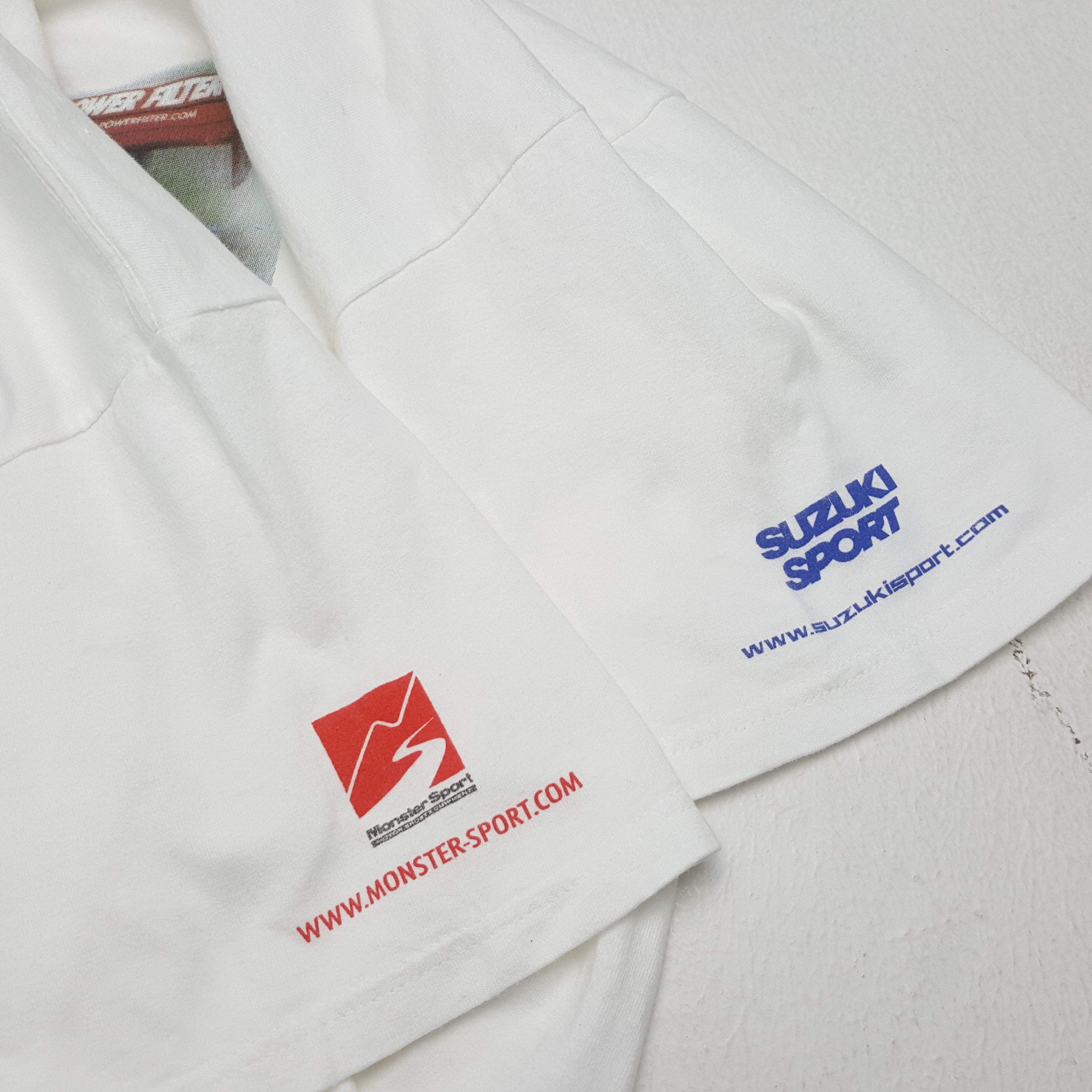 Vintage Vintage MONSTER SUZUKI SPORTS Racing Team T-Shirts Size US L / EU 52-54 / 3 - 6 Thumbnail