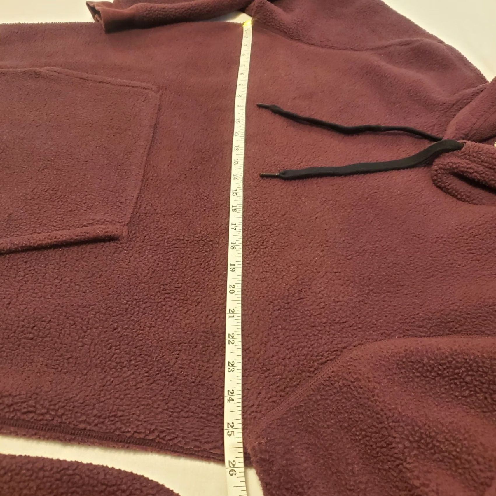 Outerknown Outerknown Pullover Hoodie Fleece Maroon Red Fuzzy Hooded XL Men Size US XL / EU 56 / 4 - 5 Thumbnail
