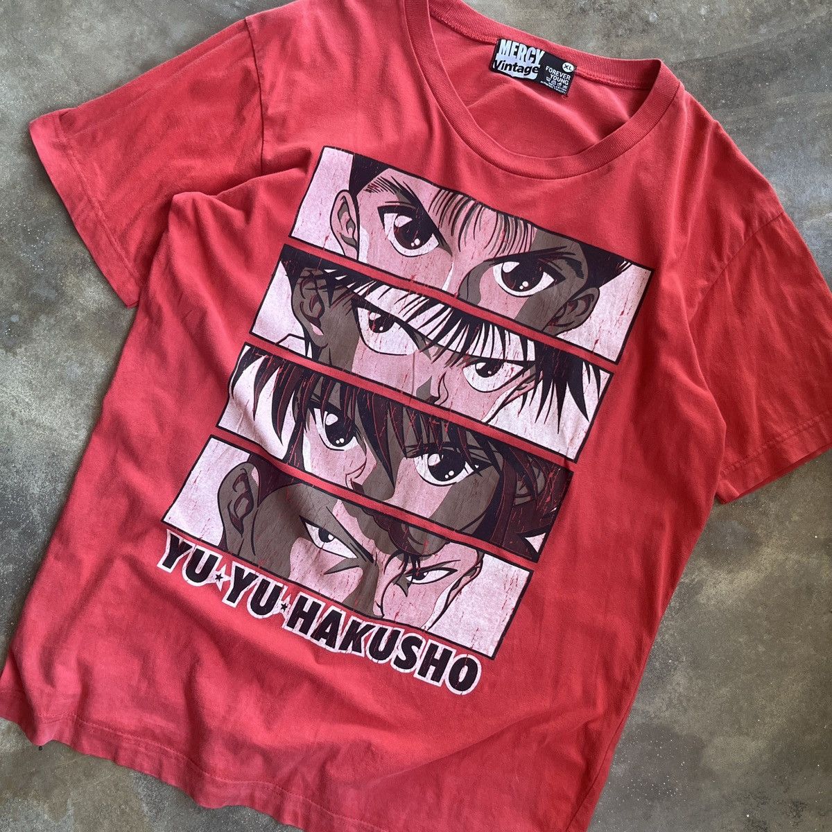 Anime Vintage T-Shirt Yuyu Hakusho Size US XL / EU 56 / 4 - 2 Thumbnail