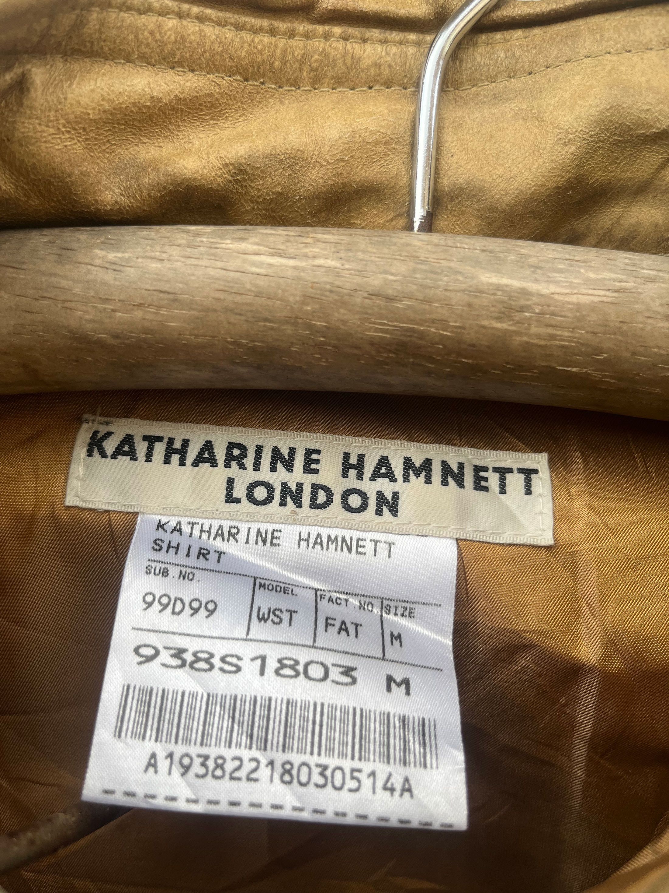 Katharine Hamnett London Katherine Hamnet Leather American Long Sleeve Snap Button Size US M / EU 48-50 / 2 - 3 Thumbnail