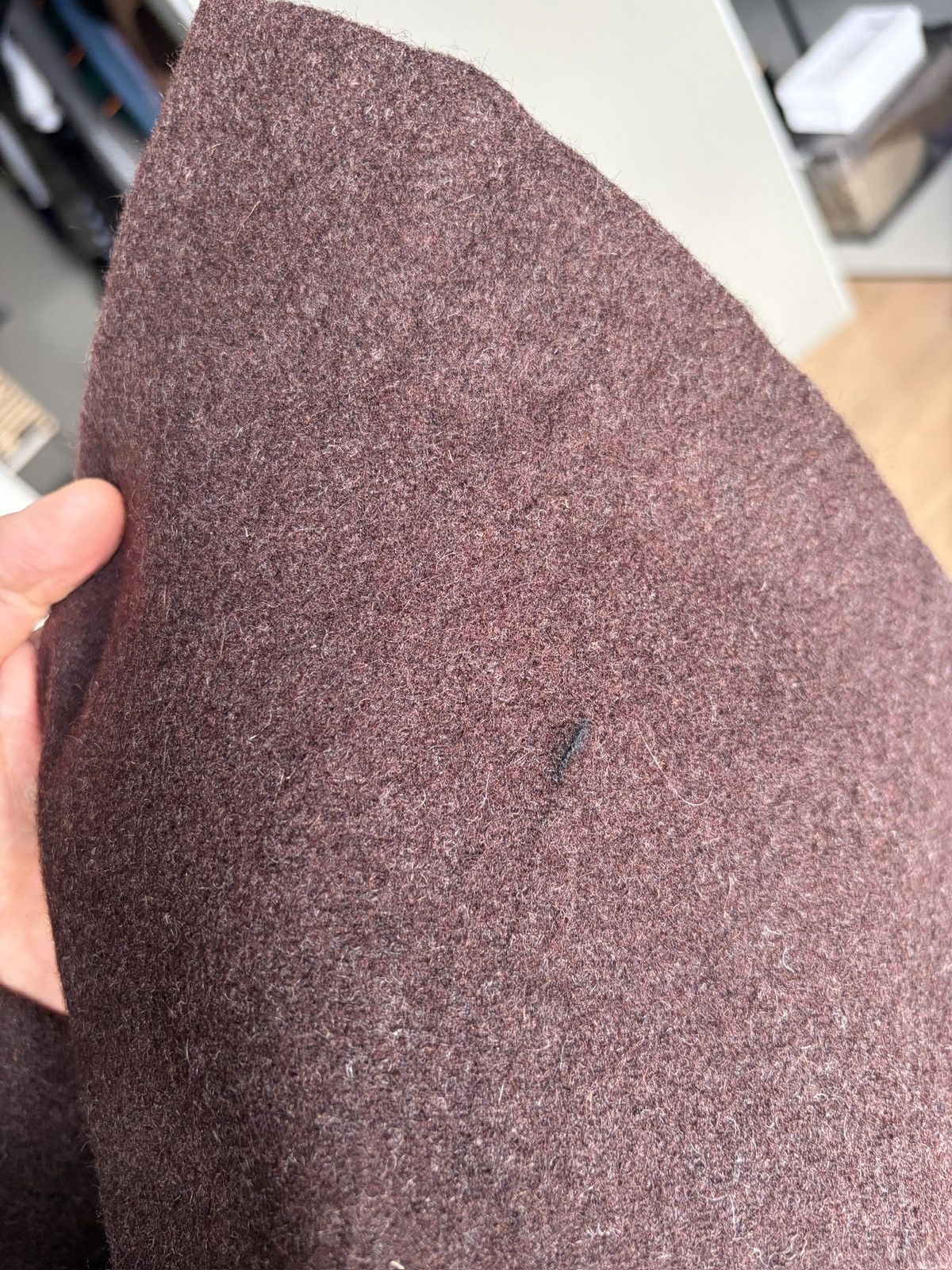 Vintage 40-50's Heavy Brown Wool Cotton Lined European Work Pants Size US 36 / EU 52 - 23 Thumbnail