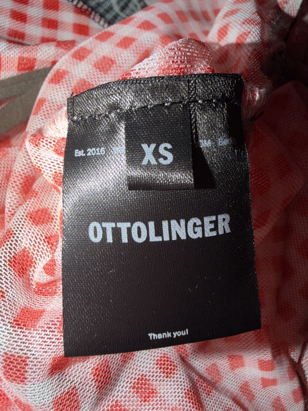 Ottolinger Ottolinger gingham long sleeve shirt Size XS / US 0-2 / IT 36-38 - 4 Thumbnail