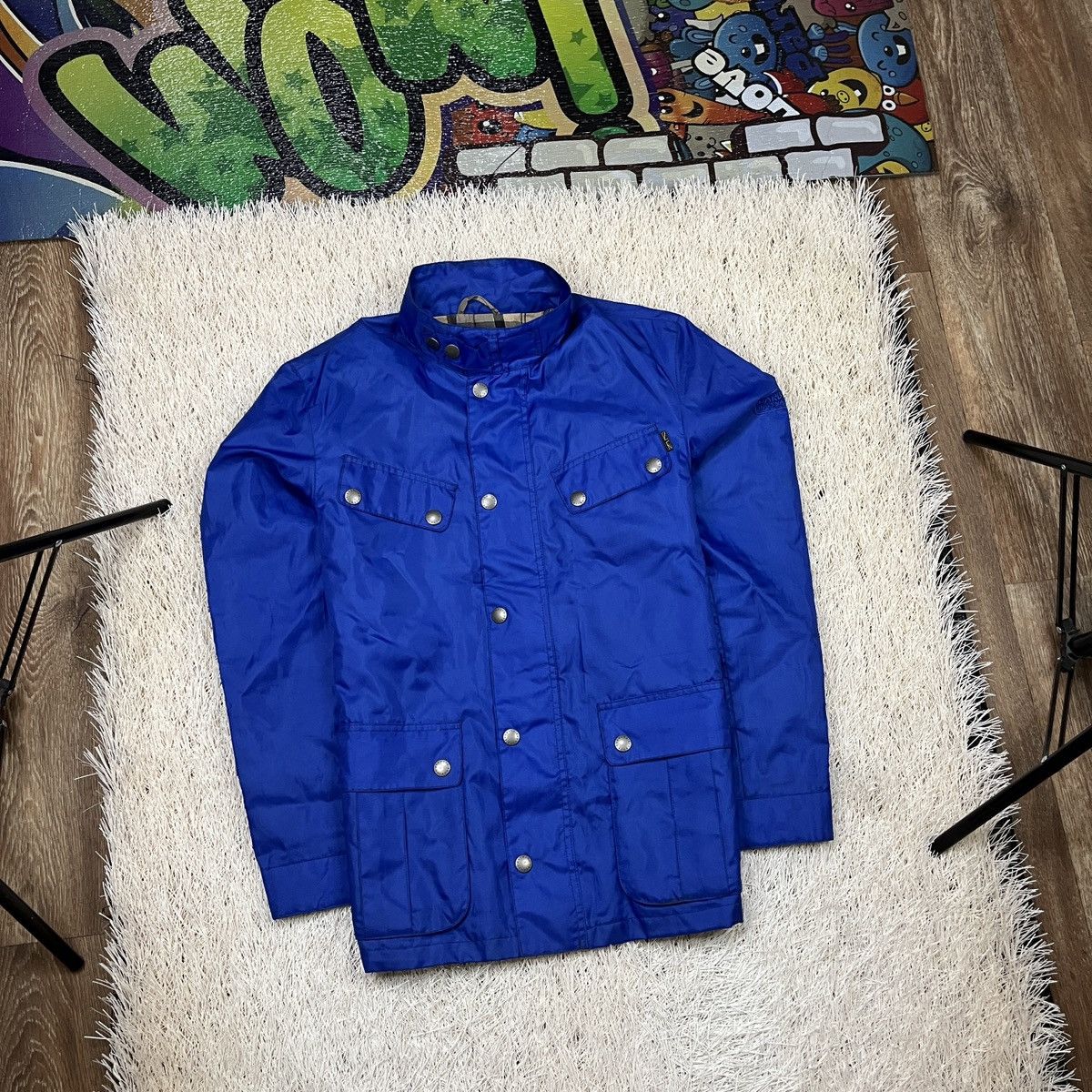 Barbour Barbour Jacket Men’s Cranwell Utility Biker Coat Rider Moto Size US M / EU 48-50 / 2 - 1 Thumbnail