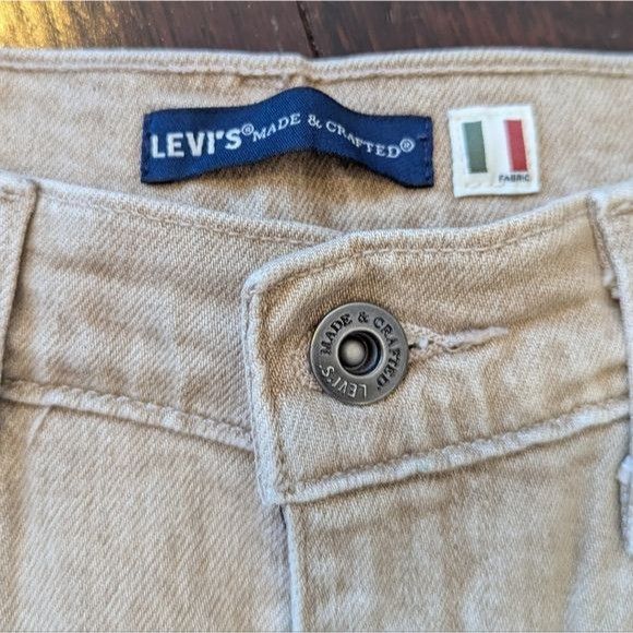 Levi's Levi's Made & Crafted Barrel Crop Denim Jeans - Beige Size 25" / US 0 / IT 36 - 7 Thumbnail