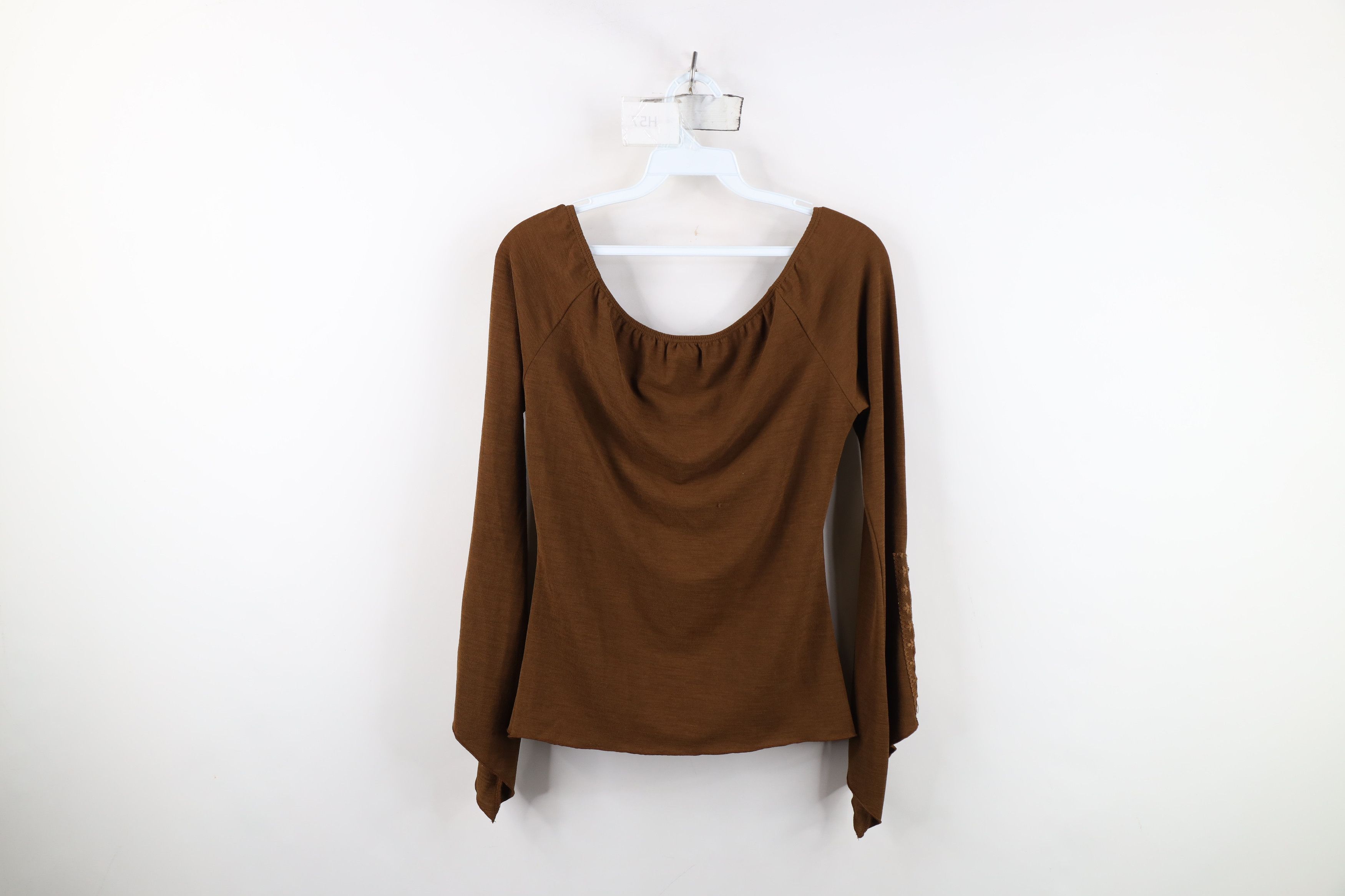 Vintage Vintage 90s Babydoll Fairy Knit Long Sleeve Shirt Top USA Size M / US 6-8 / IT 42-44 - 12 Thumbnail