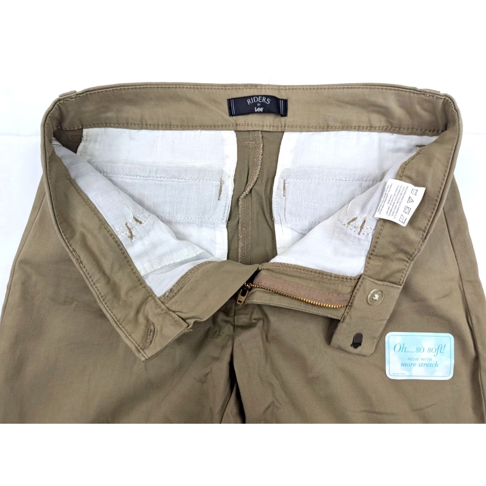 Lee Vtg Lee Riders Mid Bootcut Pants Women 6M (29x32) Beige Stretch New w Defect Size 28" / US 6 / IT 42 - 6 Thumbnail