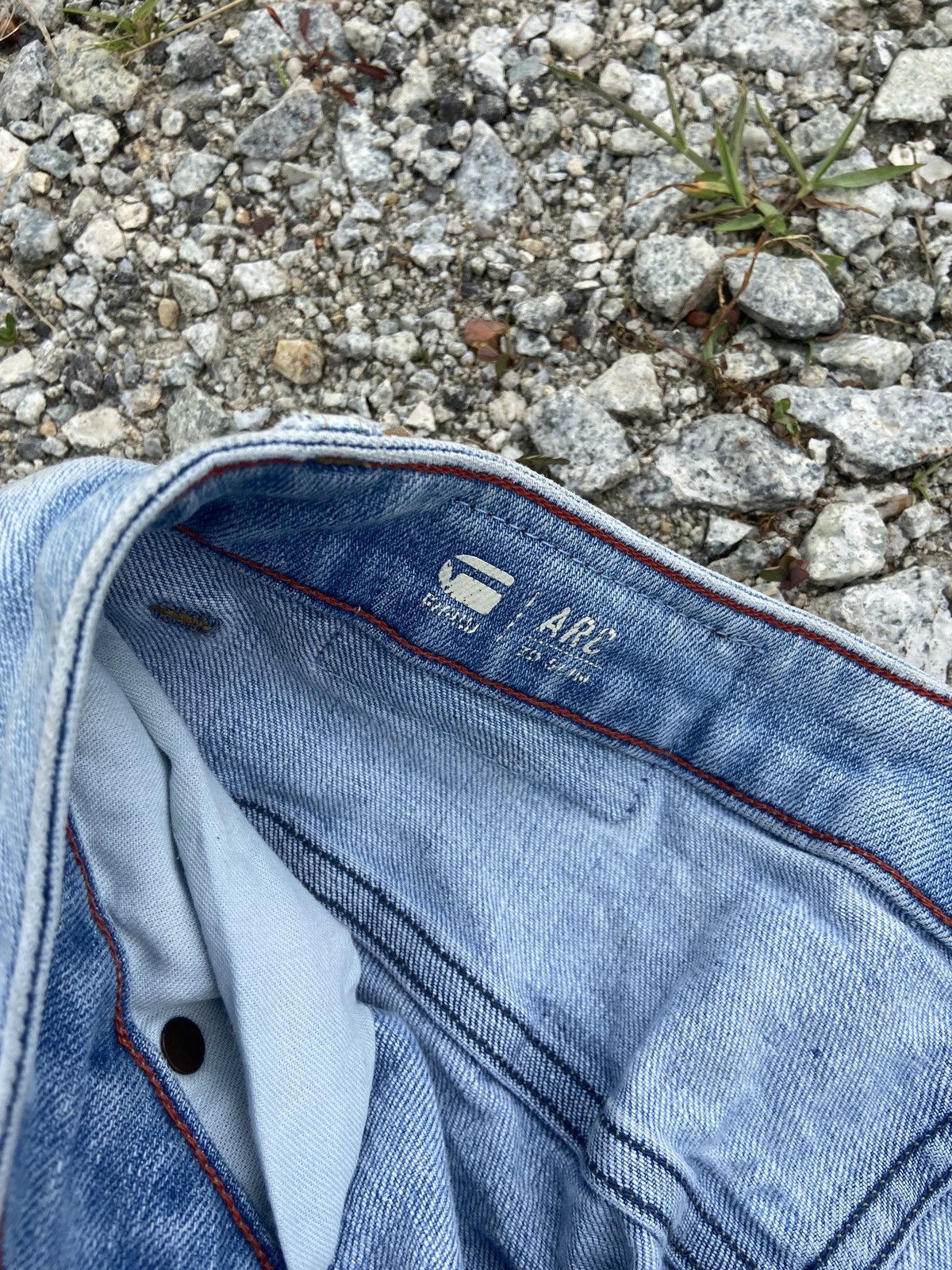 G-Star × Vintage Vintage Banana Cutting G Star Raw Denim Size US 32 / EU 48 - 13 Thumbnail