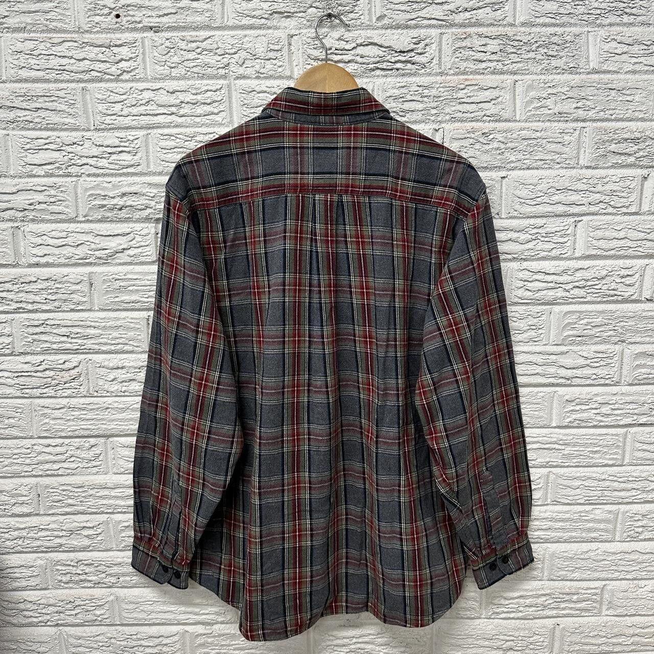 L.L. Bean Vintage L.L. Bean Button Down Flannel Collared Shirt Men’s L Size US L / EU 52-54 / 3 - 3 Thumbnail